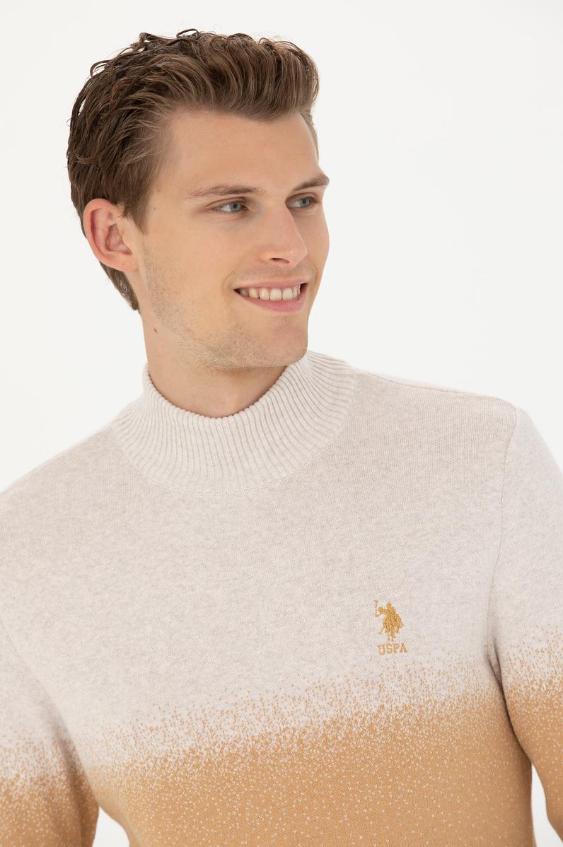 Erkek Kum Melanj Boğazlı Kazak