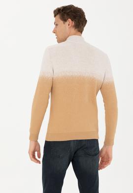 Erkek Kum Melanj Boğazlı Kazak - 50272121015