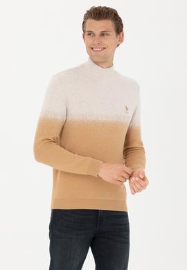 Erkek Kum Melanj Boğazlı Kazak - 50272121015