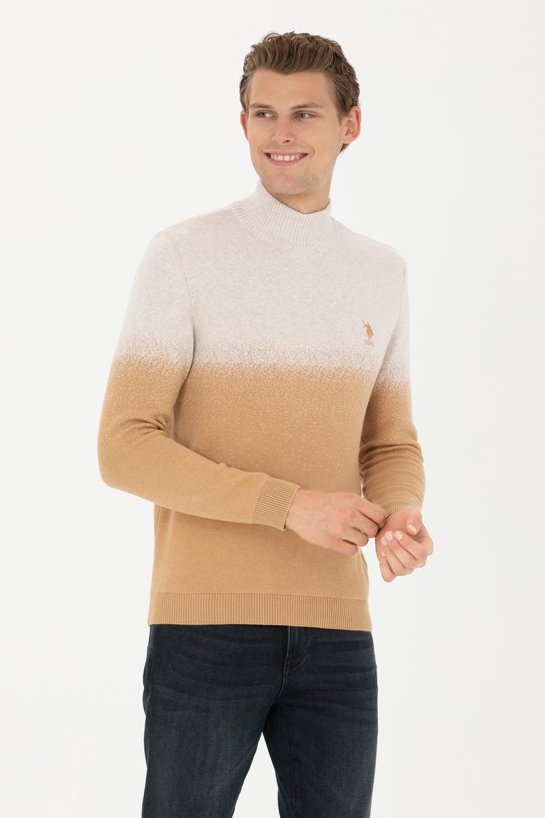 Erkek Kum Melanj Boğazlı Kazak