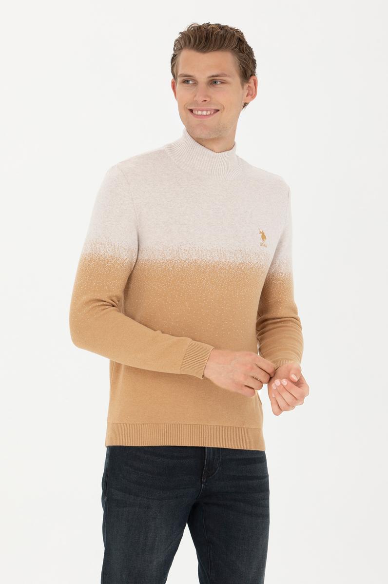 Erkek Kum Melanj Boğazlı Kazak