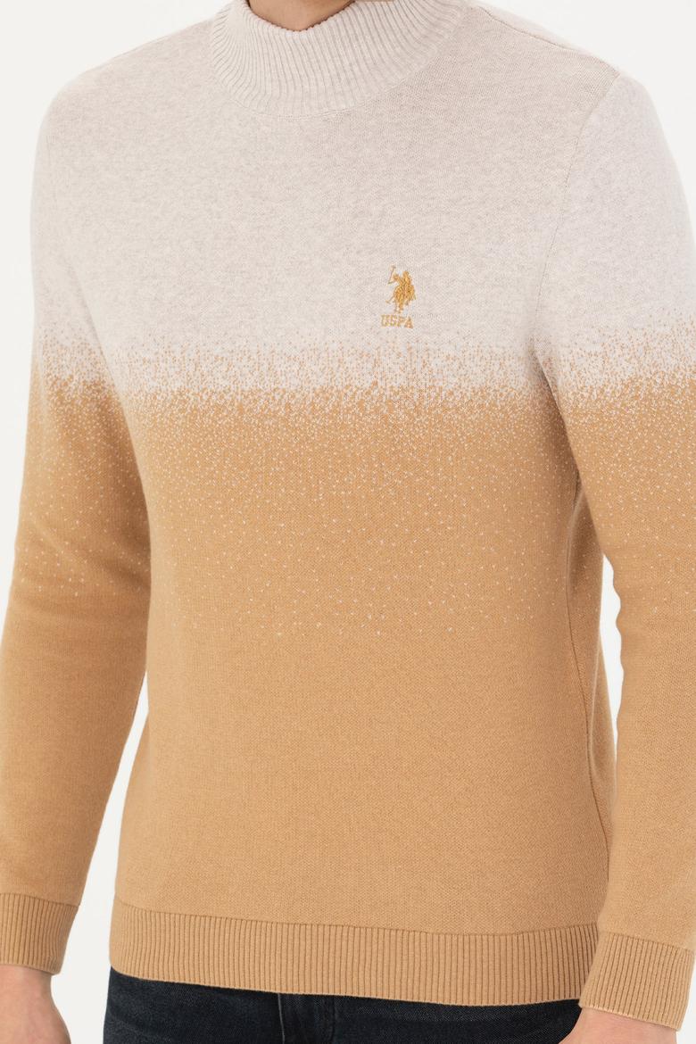 Erkek Kum Melanj Boğazlı Kazak - 50272121015