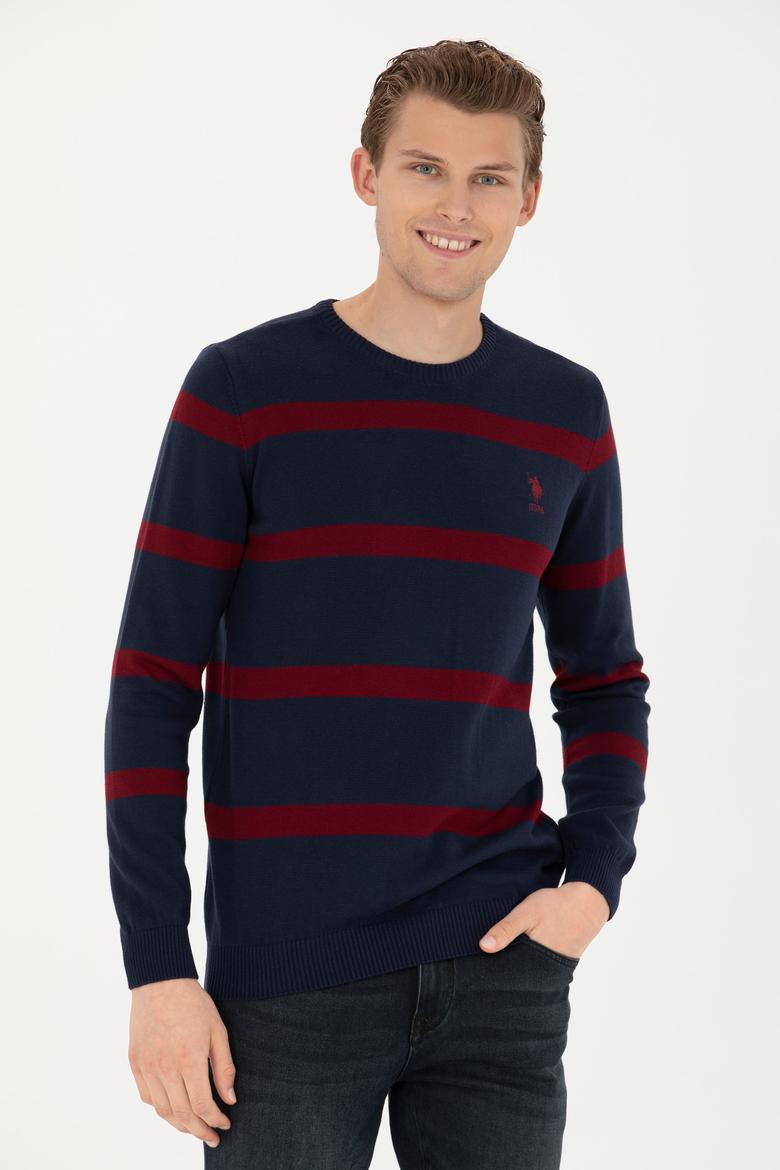 Erkek Lacivert Kazak