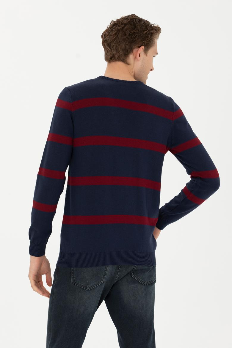 Erkek Lacivert Kazak - 50272126006