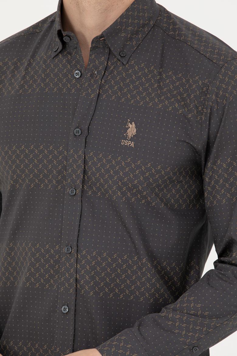 Erkek Antrasit Uzun Kollu Gömlek - 50272440006