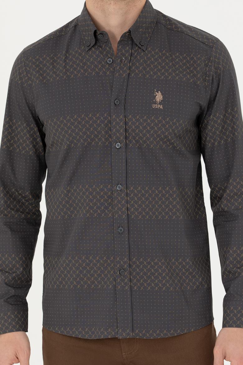 Erkek Antrasit Uzun Kollu Gömlek - 50272440006