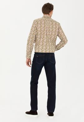 Erkek Eflatun Jean Pantolon - 50272571029