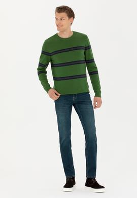 Erkek Yeşil Jean Pantolon - 50272587015