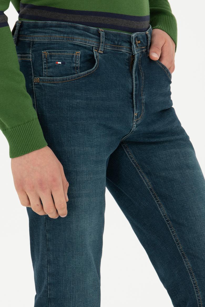 Erkek Yeşil Jean Pantolon - 50272587015