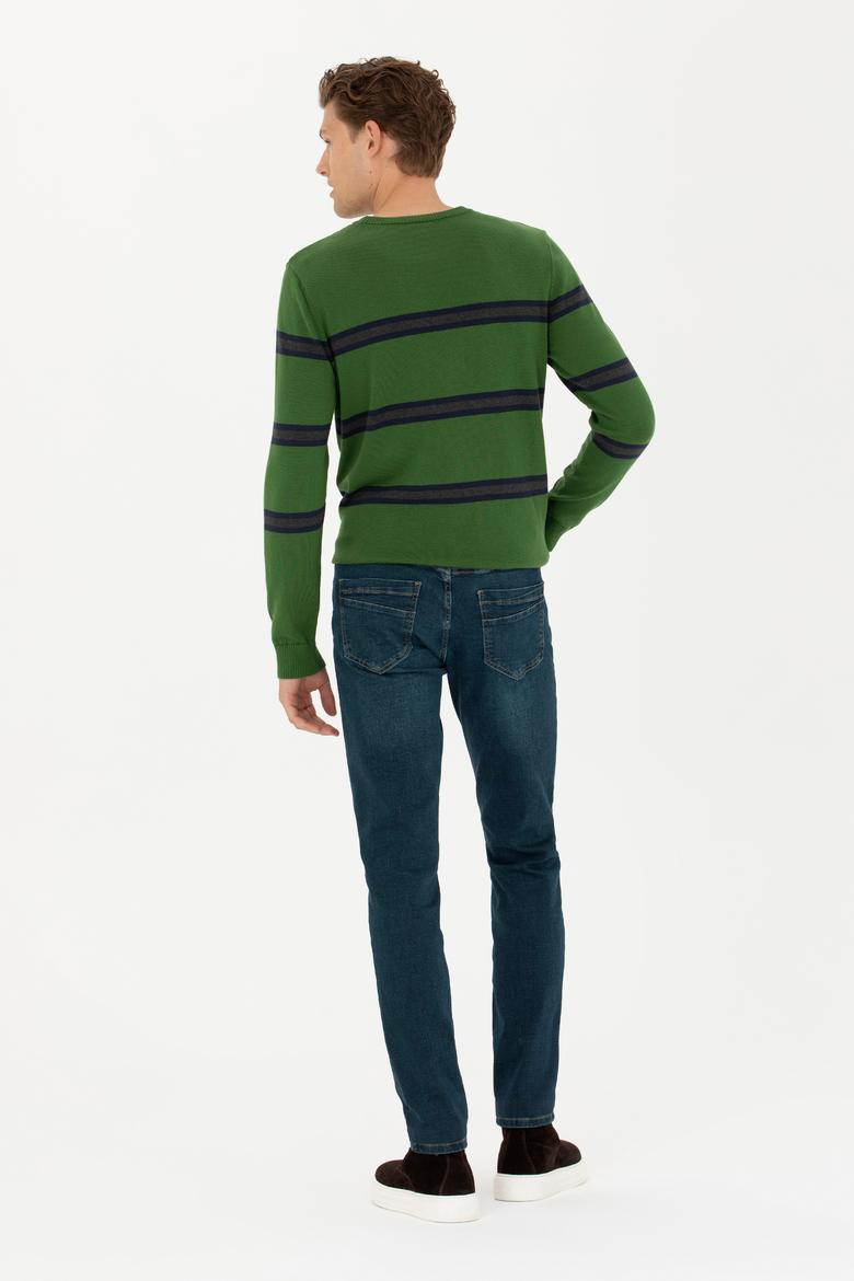 Erkek Yeşil Jean Pantolon - 50272587015