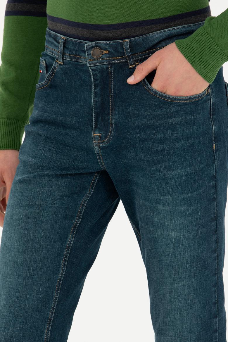 Erkek Yeşil Jean Pantolon - 50272587015
