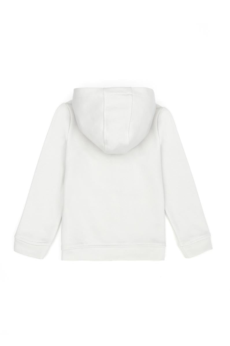Kız Çocuk Taş Fermuarlı Basic Sweatshirt