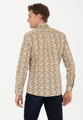 Erkek Taş Uzun Kollu Gömlek - 50272681006