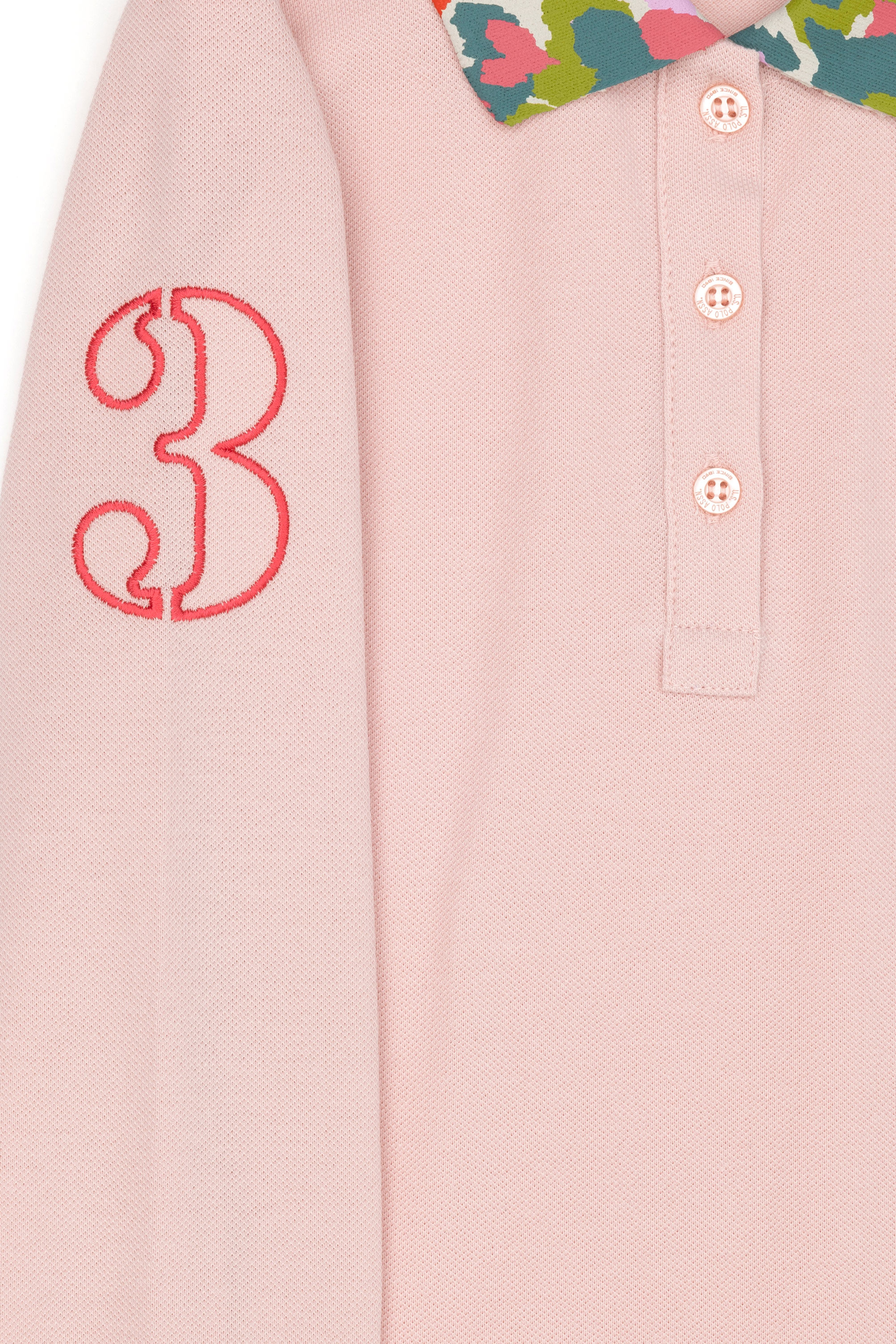 Kız Çocuk Toz Pembe Basic Sweatshirt - Image 4