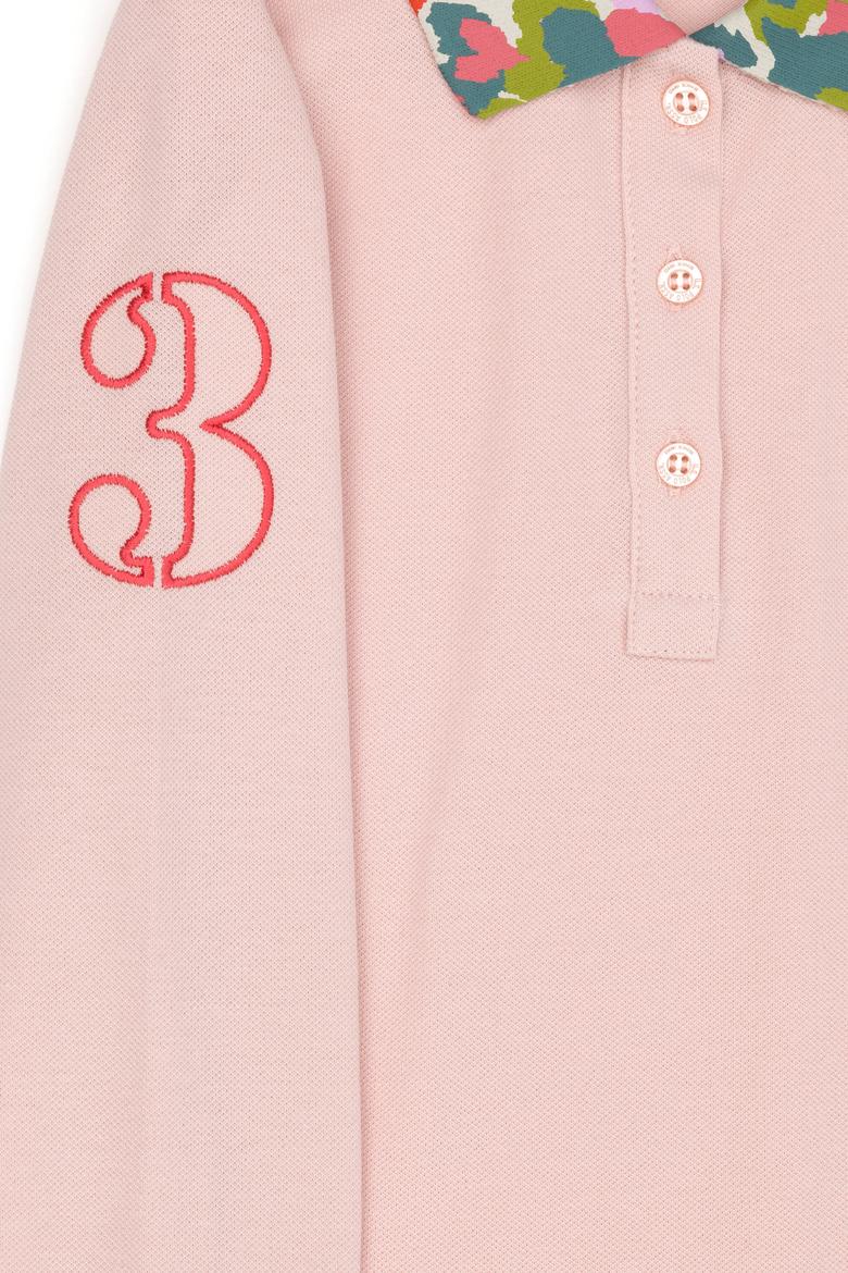 Kız Çocuk Toz Pembe Basic Sweatshirt - 50272633025