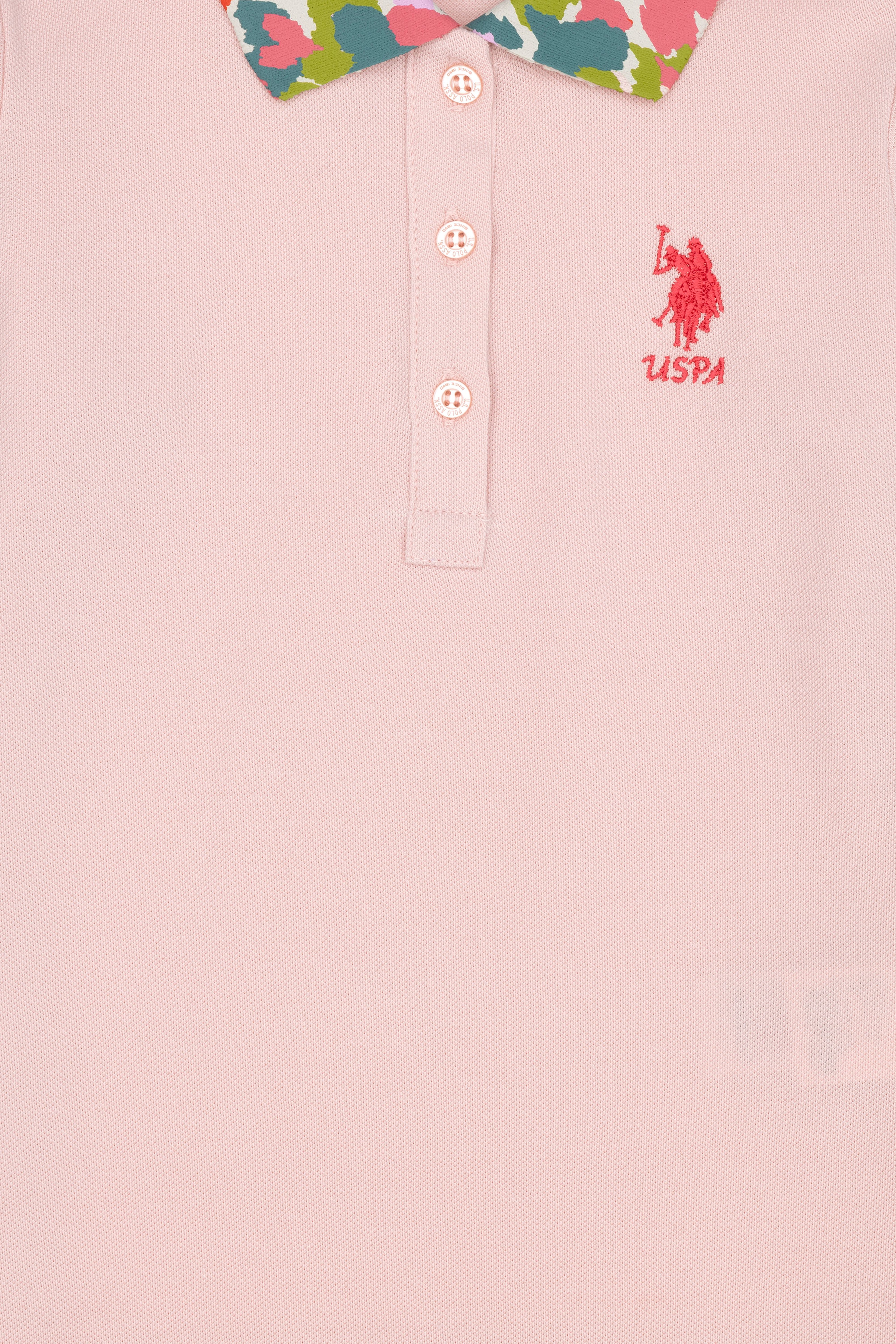 Kız Çocuk Toz Pembe Basic Sweatshirt - Image 3