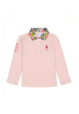 Kız Çocuk Toz Pembe Basic Sweatshirt - 50272633025