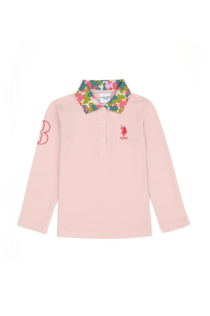 Kız Çocuk Toz Pembe Basic Sweatshirt