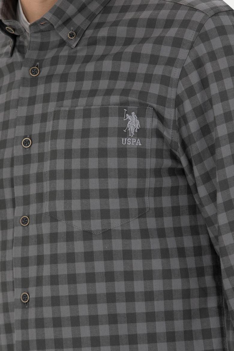 Erkek Antrasit Uzun Kollu Gömlek - 50272690013