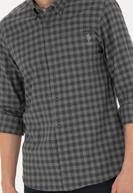 Erkek Antrasit Uzun Kollu Gömlek - 50272690013