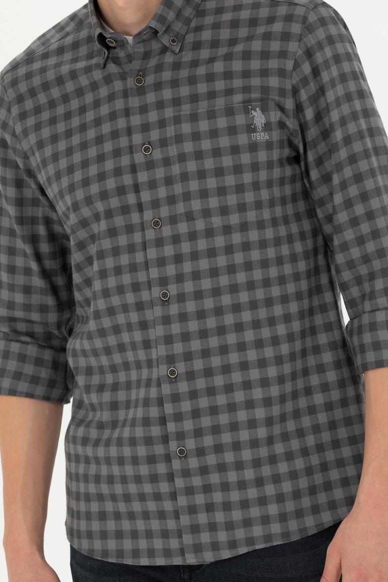 Erkek Antrasit Uzun Kollu Gömlek - 50272690013