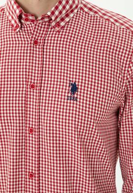 Erkek Kırmızı Uzun Kollu Gömlek - 50272703033