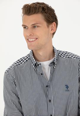 Erkek Lacivert Uzun Kollu Gömlek - 50272703041