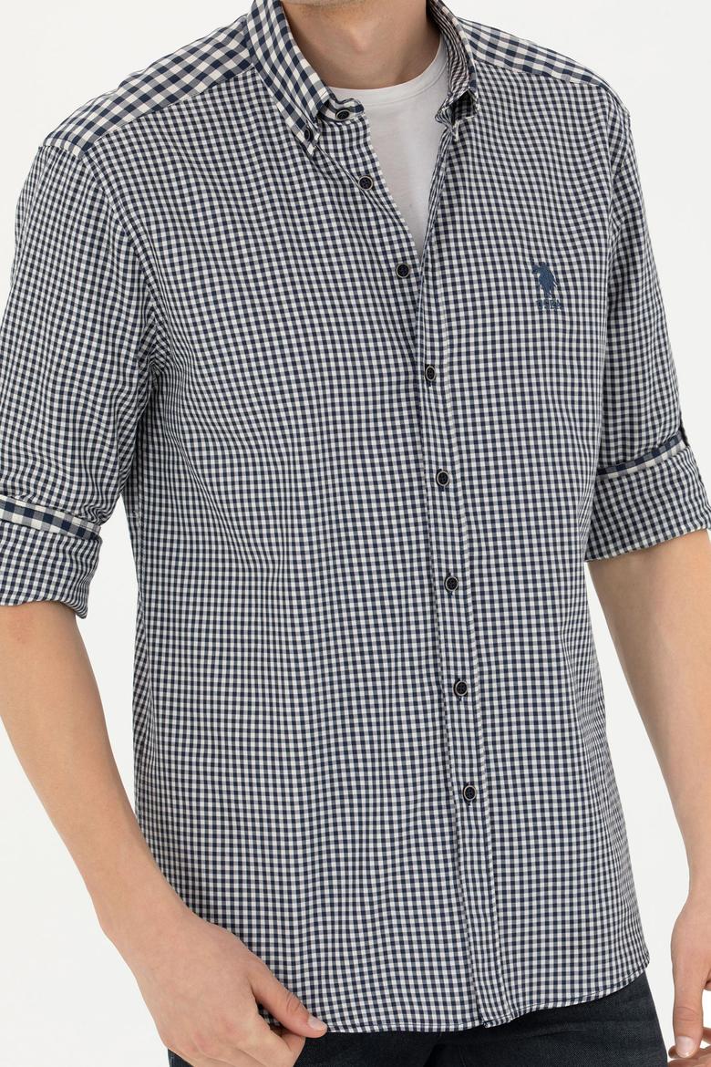 Erkek Lacivert Uzun Kollu Gömlek - 50272703041