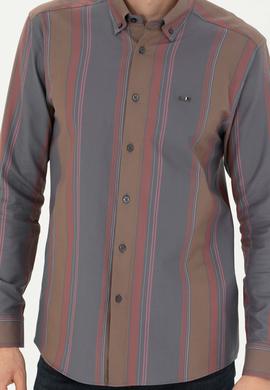 Erkek Antrasit Uzun Kollu Gömlek - 50272710006