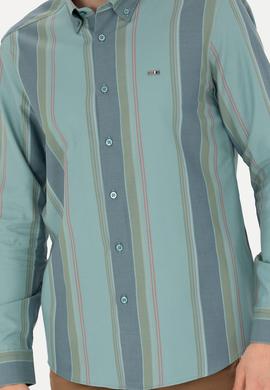 Erkek Mint Uzun Kollu Gömlek - 50272710024