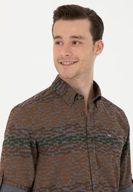 Erkek Antrasit Uzun Kollu Gömlek - 50272753015