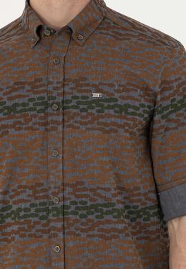 Erkek Antrasit Uzun Kollu Gömlek - 50272753015