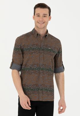 Erkek Antrasit Uzun Kollu Gömlek - 50272753015