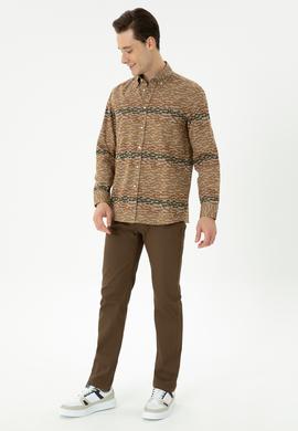 Erkek Taş Uzun Kollu Gömlek - 50272753023