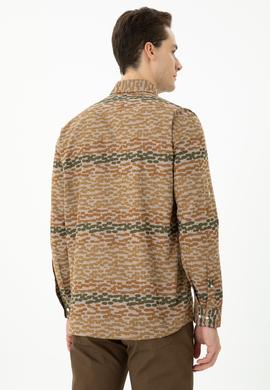 Erkek Taş Uzun Kollu Gömlek - 50272753023