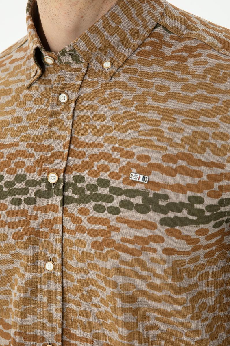 Erkek Taş Uzun Kollu Gömlek