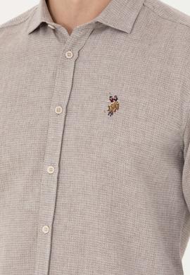 Erkek Taş Uzun Kollu Gömlek - 50272757024