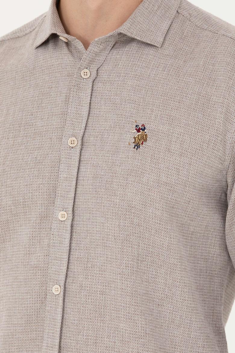 Erkek Taş Uzun Kollu Gömlek - 50272757024