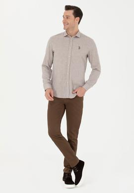 Erkek Taş Uzun Kollu Gömlek - 50272757024