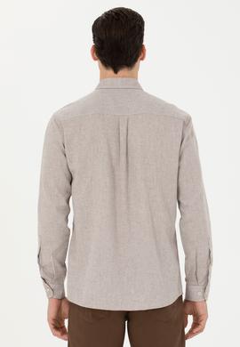 Erkek Taş Uzun Kollu Gömlek - 50272757024