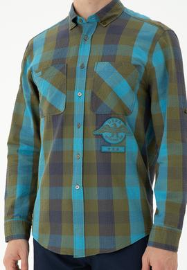 Erkek Haki Uzun Kollu Gömlek - 50272872005