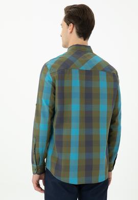 Erkek Haki Uzun Kollu Gömlek - 50272872005