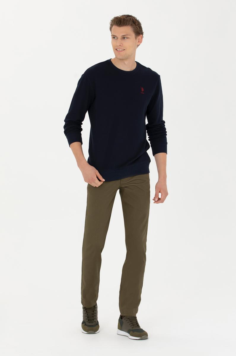 Erkek Haki Kanvas / Chino Pantolon