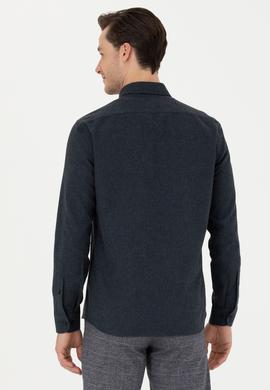 Erkek Siyah Uzun Kollu Gömlek - 50276574042