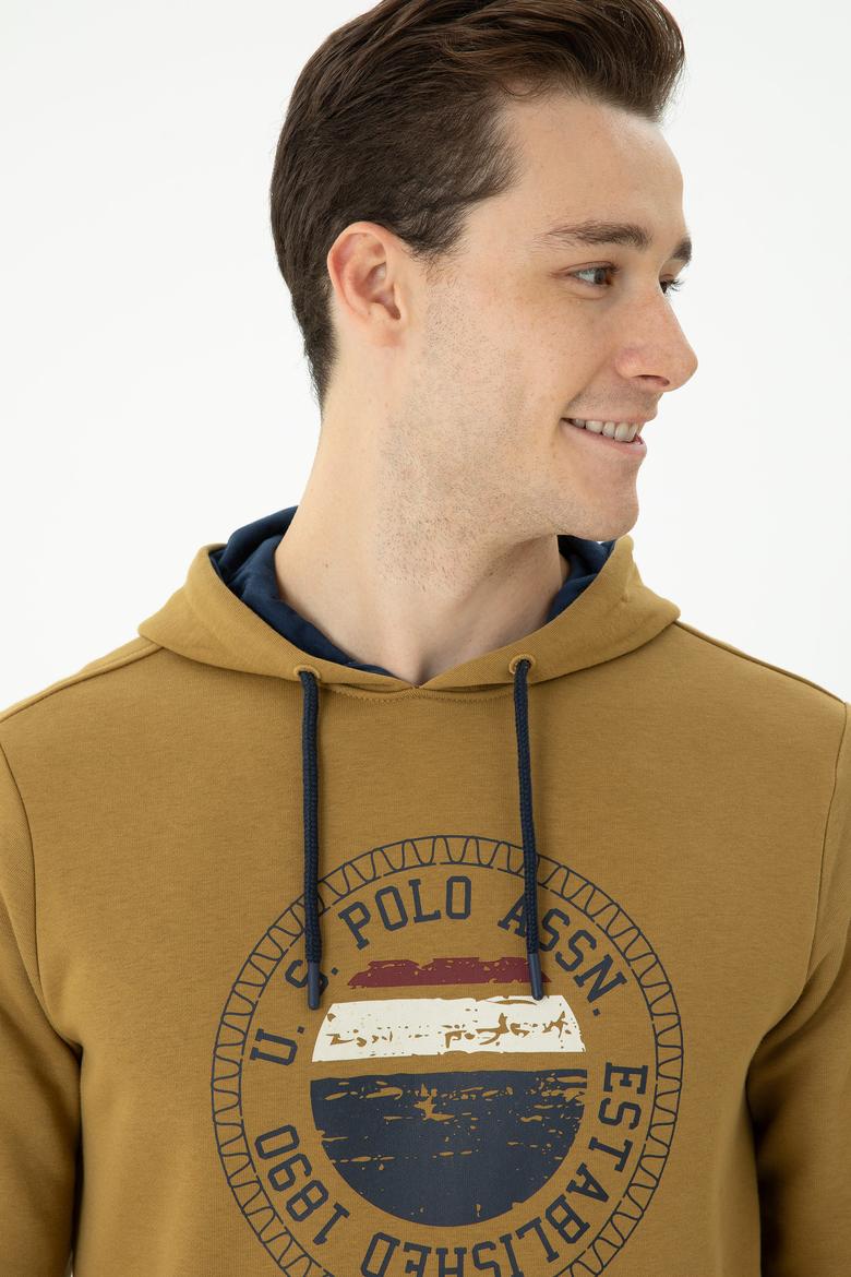 Erkek Açık Haki Sweatshirt - 50277896007