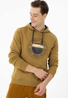 Erkek Açık Haki Sweatshirt - 50277896007