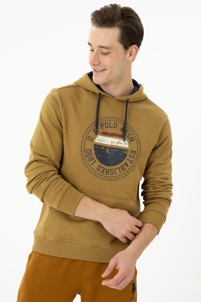 Erkek Açık Haki Sweatshirt