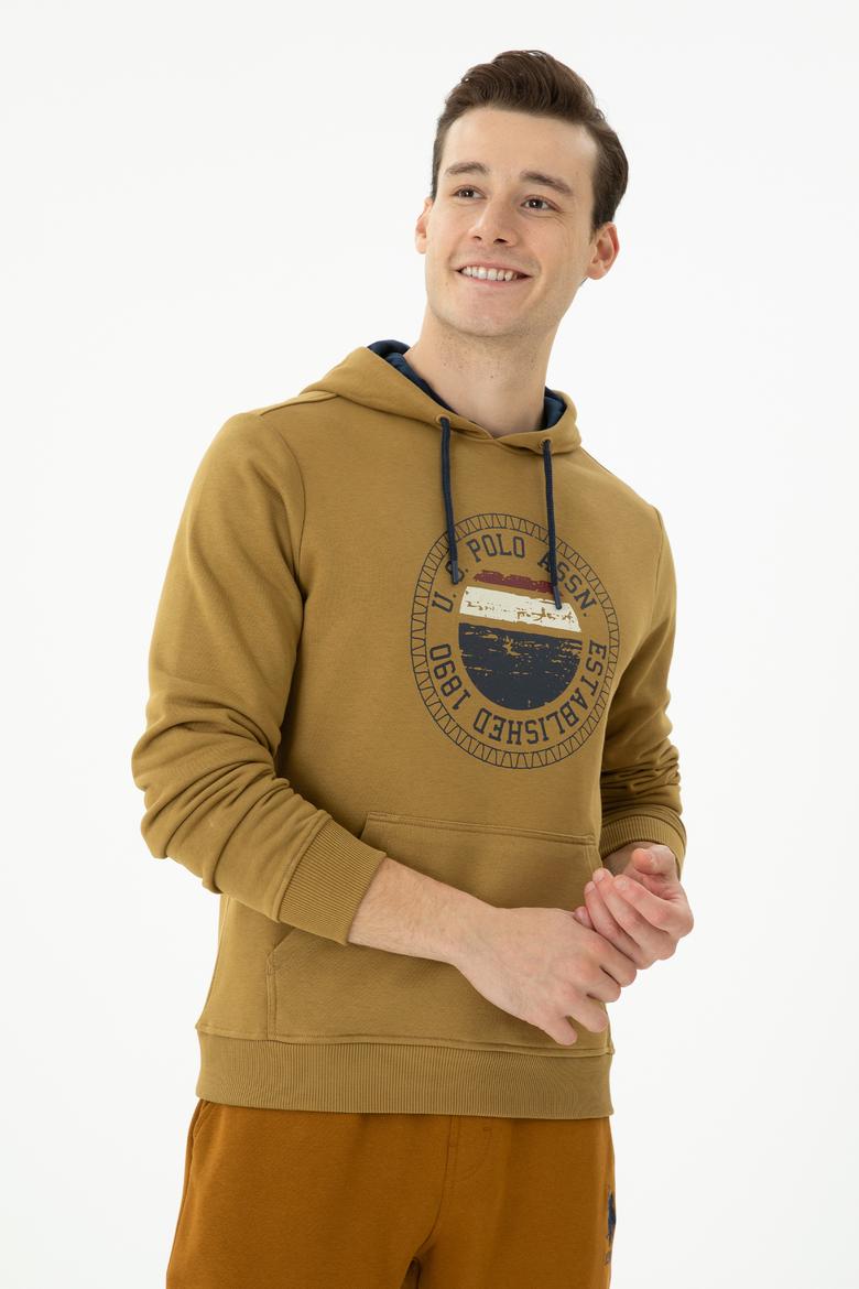 Erkek Açık Haki Sweatshirt - 50277896007