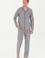 Erkek Gri Melanj Pijama Takımı