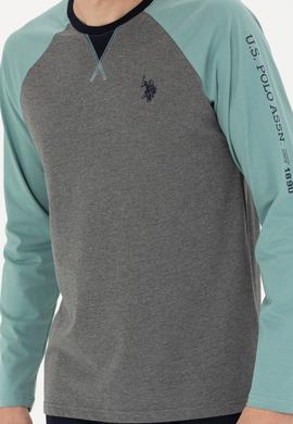 Erkek Antrasit Melanj Pijama Takımı - 50284694002